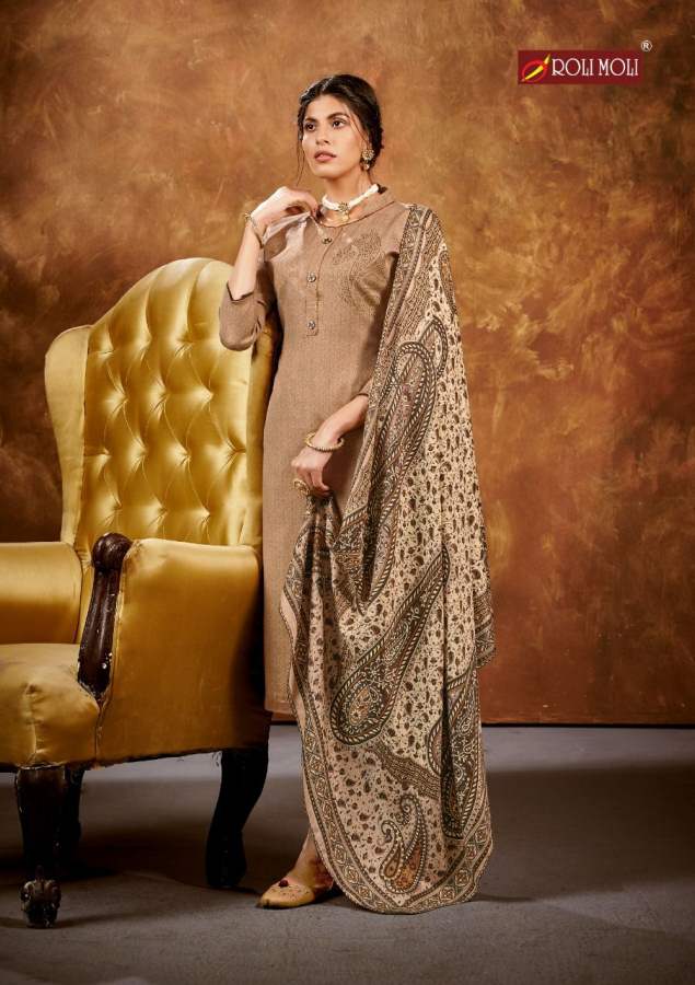 Roli Moli Riwaaz Exclusive Heavy Winter Daily Wear Pashmina Dress Collection